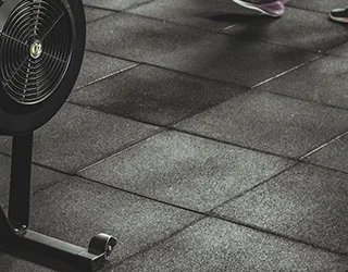 Pavimentazione area fitness