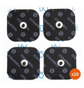 Pack 10 Compex 4 Elettrodi EasySnap Performance 5x5cm
