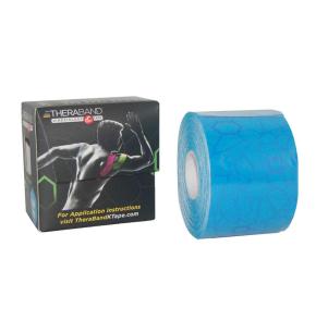 Banda Elástica Theraband Kinesiology 5cmx5m estándar (Color: Azul)