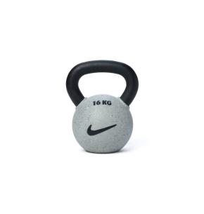 Kettlebell Nike Strength Rivestita in Gomma (Grigio Lupo) (Peso: 20kg)