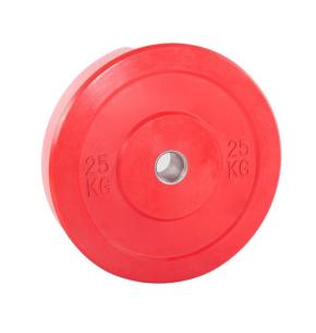 Disco olimpico Bumper fitnessdigital colore (Peso: 25kg)