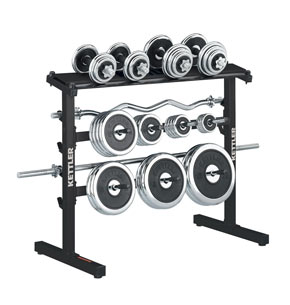Kettler Soporte para Discos, Barra y Mancuernas