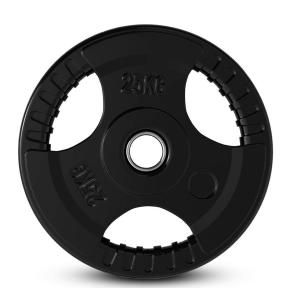 Disco de goma 3 agarres fitnessdigital Tri-Grip 25kg (Peso: 25kg)