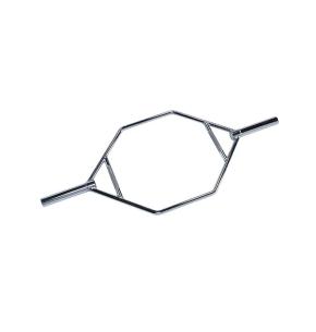 Barra Olimpica per Shrug Body-Solid con Impugnature Elevate