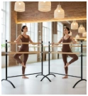 Barra da ballet doppia Elina Pilates