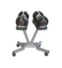 BodyTrading EZ0200Manubri con carico selezionabile Set 5-32.5kg + EZRACK BodyTrading EZ0200Manubri con carico selezionabile Set 5-32.5kg + EZRACK
