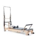 Reformer Elina Pilates Lignum di legno con Torre + Spedizione Gratuita (Colore: Grigio)