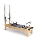 Reformer Elina Pilates Fisio di legno con Torre + Spedizione Gratuita (Colore: Grigio)